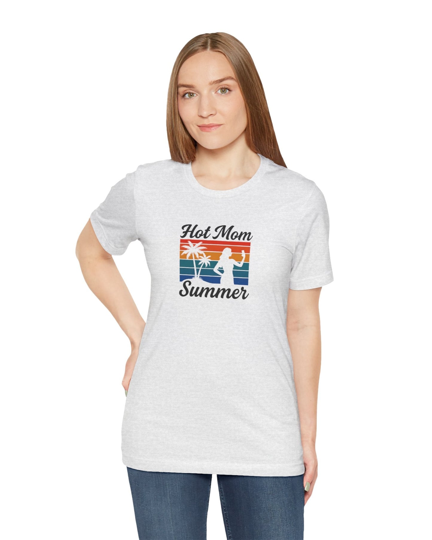 Hot Mom Summer – Trendy Graphic Mom Tee